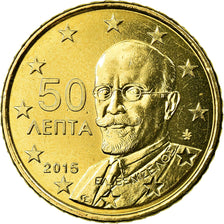 Griechenland, 50 Euro Cent, 2015, STGL, Messing
