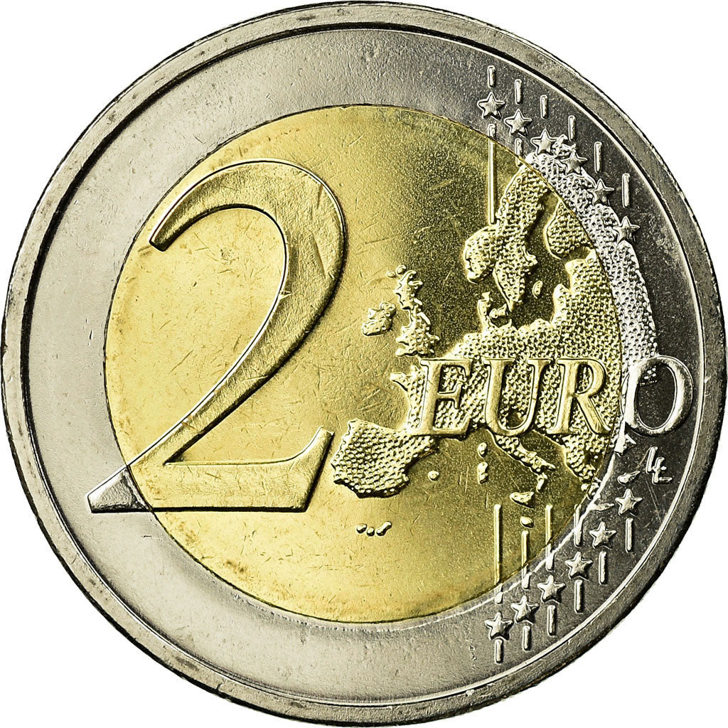 Grecia, 2 Euro, 2015, FDC, Bi-metallico