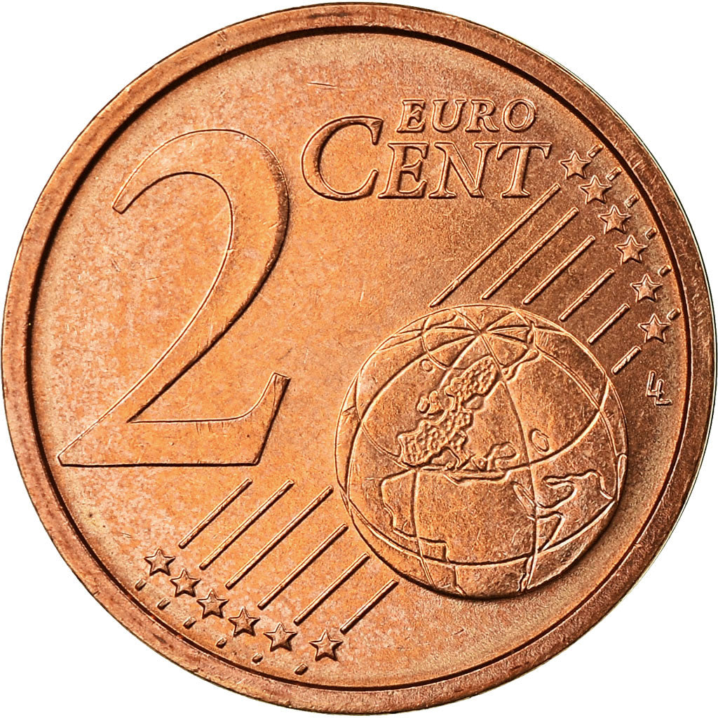 Federale Duitse Republiek, 2 Euro Cent, 2003, UNC-, Copper Plated Steel, KM:208