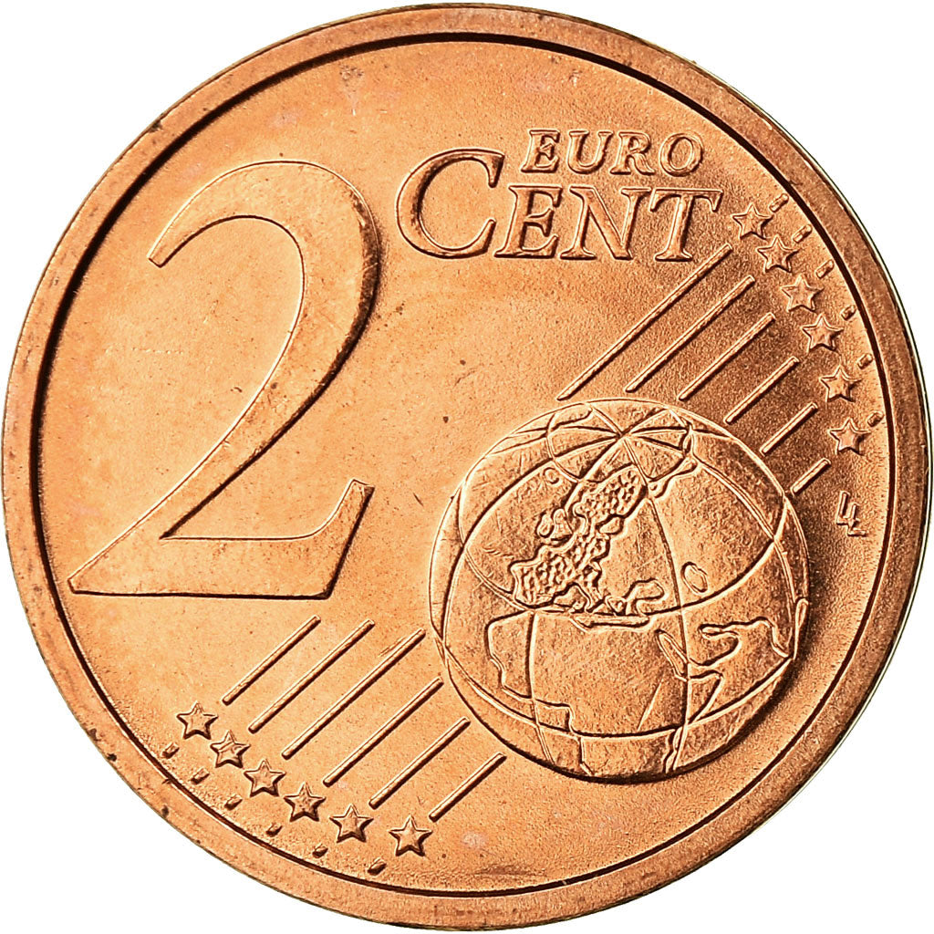 Federale Duitse Republiek, 2 Euro Cent, 2003, UNC-, Copper Plated Steel, KM:208