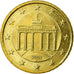 GERMANY - FEDERAL REPUBLIC, 50 Euro Cent, 2003, MS(63), Brass, KM:212