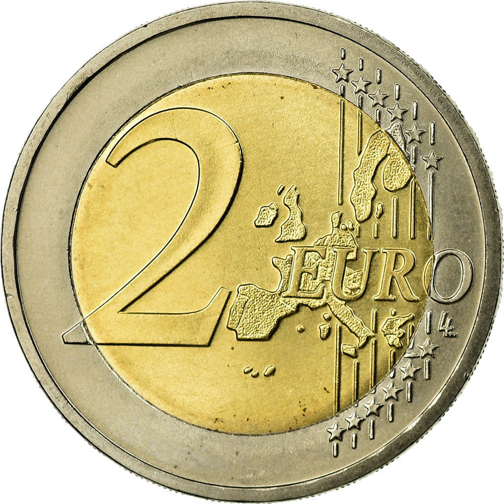 GERMANY - FEDERAL REPUBLIC, 2 Euro, 2003, MS(63), Bi-Metallic, KM:214