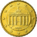 GERMANY - FEDERAL REPUBLIC, 10 Euro Cent, 2003, MS(63), Brass, KM:210