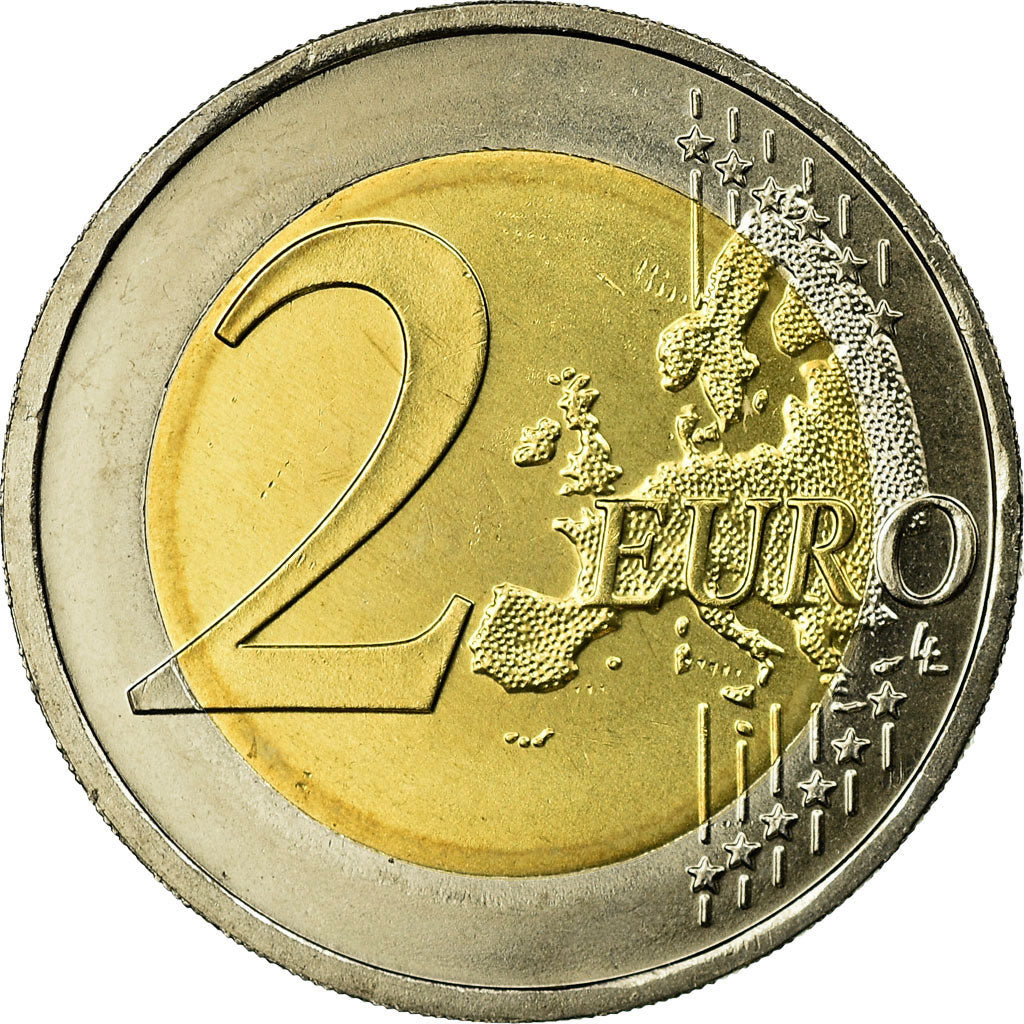 GERMANY - FEDERAL REPUBLIC, 2 Euro, 2008, MS(63), Bi-Metallic, KM:258