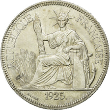 Coin, French Indochina, Piastre, 1925, Paris, AU(50-53), Silver, KM:5a.1