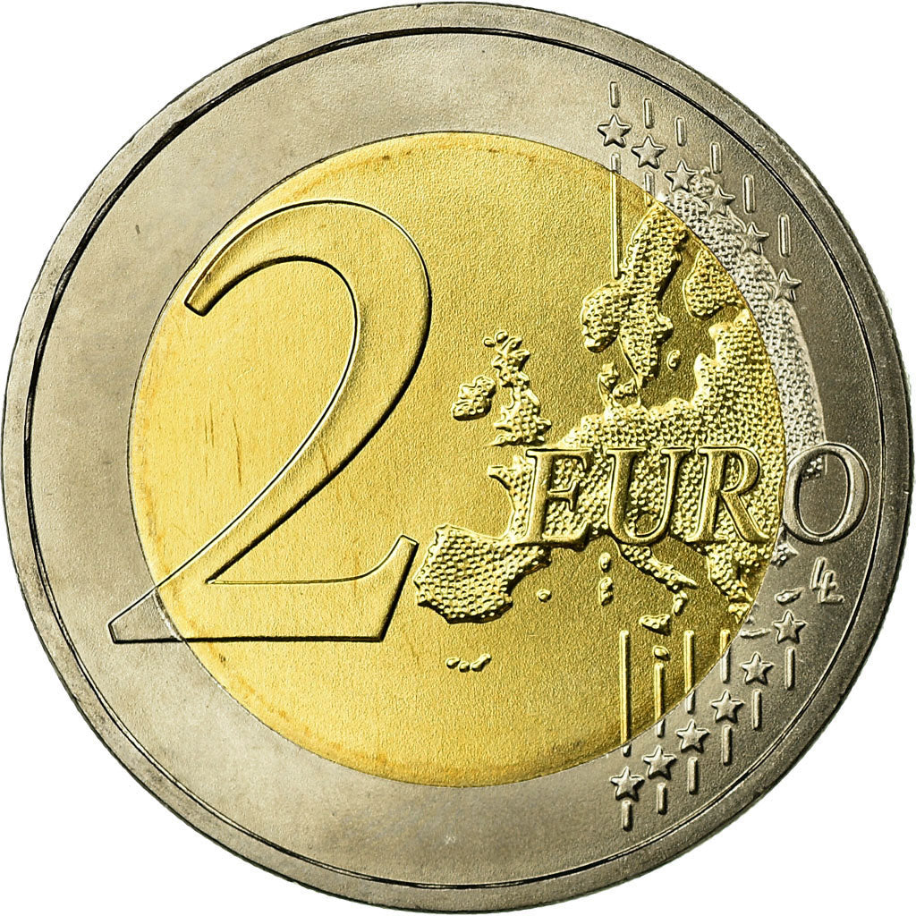 GERMANY - FEDERAL REPUBLIC, 2 Euro, 2008, MS(63), Bi-Metallic, KM:258