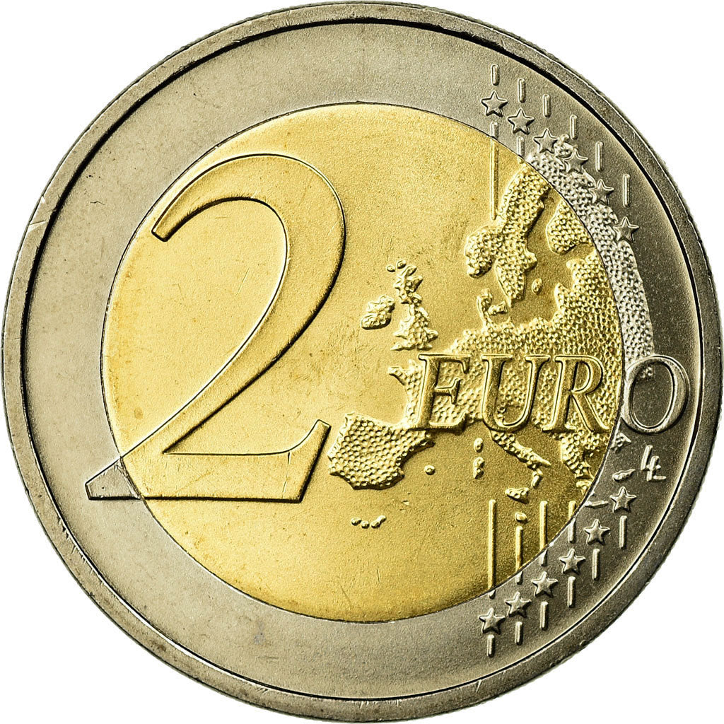 GERMANY - FEDERAL REPUBLIC, 2 Euro, 2008, MS(63), Bi-Metallic, KM:258