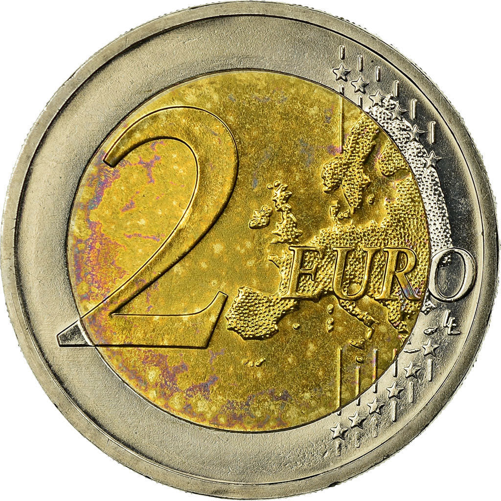 GERMANY - FEDERAL REPUBLIC, 2 Euro, BAYERN, 2012, EF(40-45), Bi-Metallic, KM:305