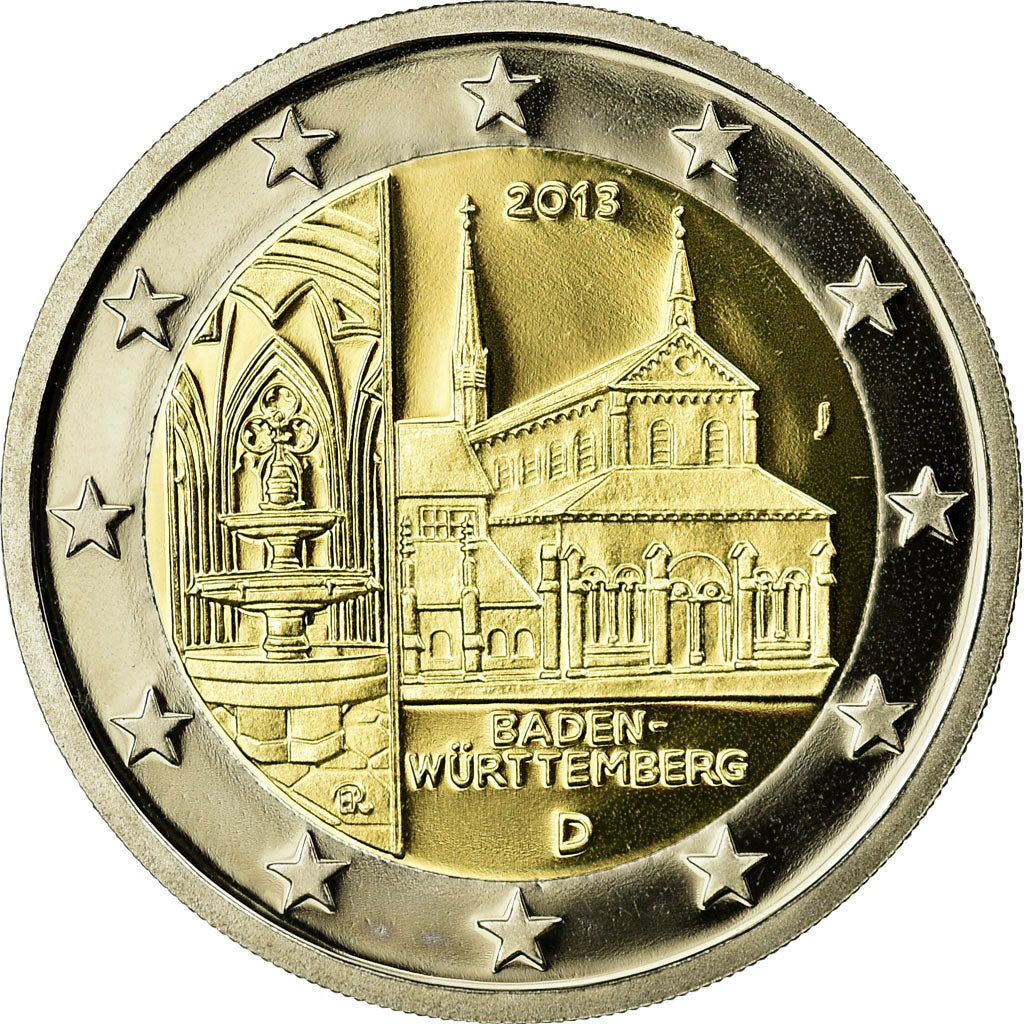 GERMANY - FEDERAL REPUBLIC, 2 Euro, Baden-Wurttemberg, 2013, Proof, MS(65-70)