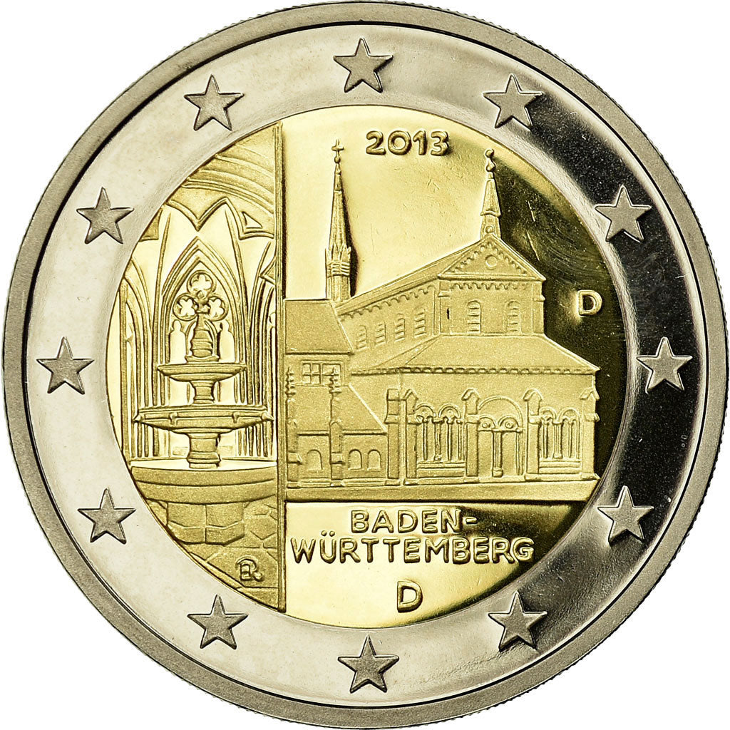 GERMANY - FEDERAL REPUBLIC, 2 Euro, Baden-Wurttemberg, 2013, Proof, MS(65-70)