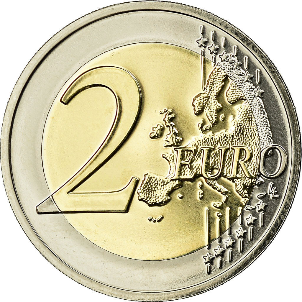 Portugal, 2 Euro, 2016, MS(65-70), Bi-Metallic