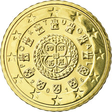 Portugal, 50 Euro Cent, 2016, MS(65-70), Brass
