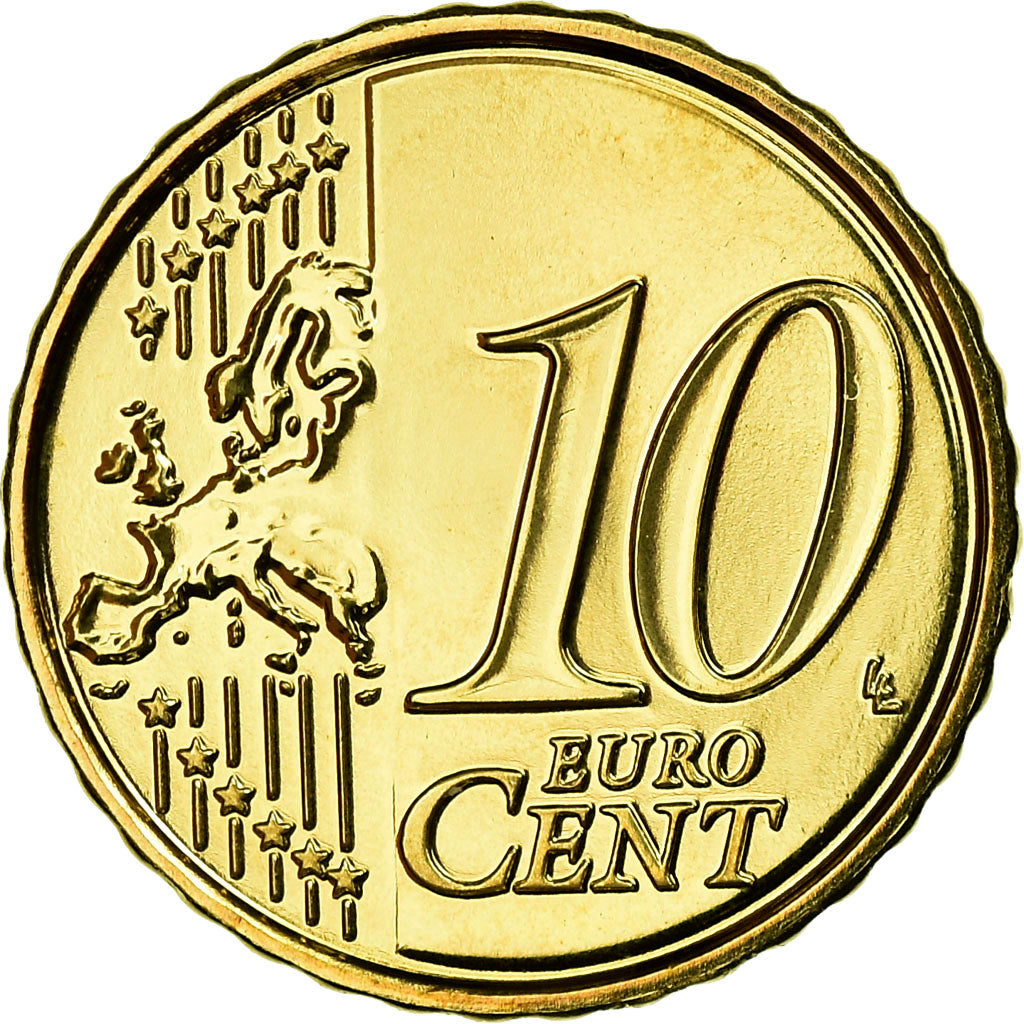 Portugal, 10 Euro Cent, 2016, STGL, Messing