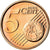 Portugal, 5 Euro Cent, 2016, Lisbon, MS(65-70), Miedź platerowana stalą
