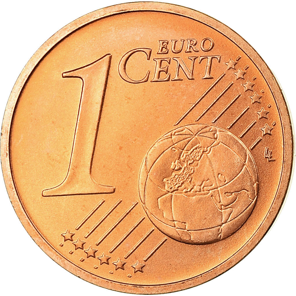 GERMANY - FEDERAL REPUBLIC, Euro Cent, 2003, MS(65-70), Copper Plated Steel