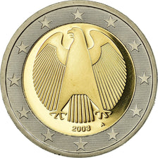 GERMANY - FEDERAL REPUBLIC, 2 Euro, 2003, Proof, MS(65-70), Bi-Metallic, KM:214