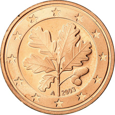 GERMANY - FEDERAL REPUBLIC, 5 Euro Cent, 2003, Proof, MS(65-70), Copper Plated