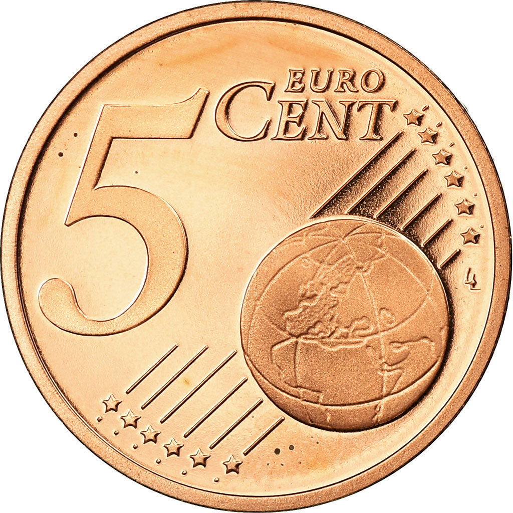 GERMANY - FEDERAL REPUBLIC, 5 Euro Cent, 2003, Proof, MS(65-70), Copper Plated