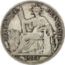 FRENCH INDO-CHINA, 20 Cents, 1914, Paris, KM #10, VF(20-25), Silver, Lecompte...