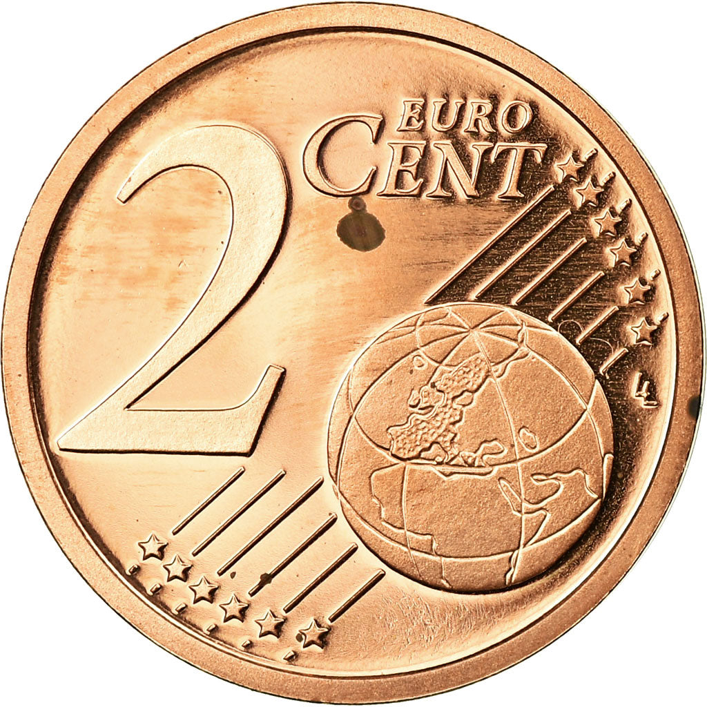 ALEMANHA - REPÚBLICA FEDERAL, 2 Euro Cent, 2003, Proof, AU(55-58), Aço Cromado