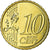Lithuania, 10 Euro Cent, 2015, MS(63), Brass