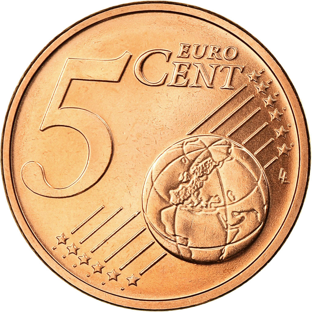 Lithuania, 5 Euro Cent, 2015, MS(63), Copper Plated Steel