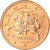 Lituania, 2 Euro Cent, 2015, SC, Cobre chapado en acero