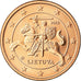 Lituania, 5 Euro Cent, 2015, SPL, Acciaio placcato rame