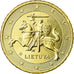 Lithuania, 50 Euro Cent, 2015, UNZ, Messing