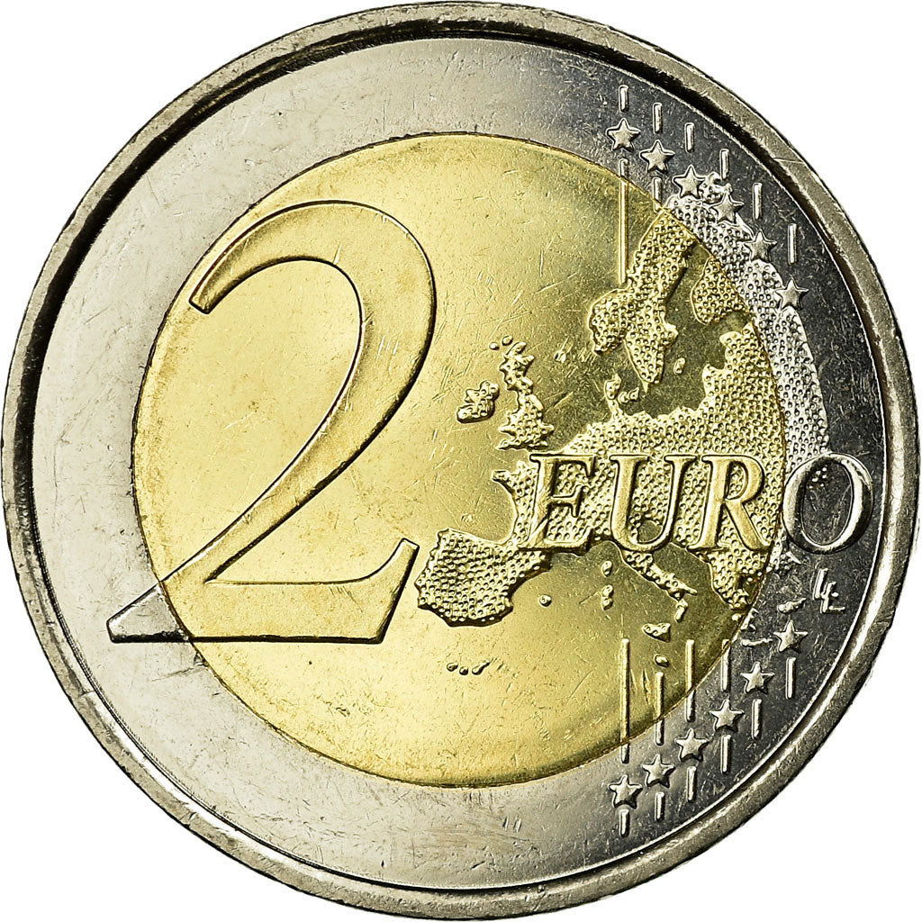 Spain, 2 Euro, Aqueduc de Ségovie, 2016, MS(63), Bi-Metallic