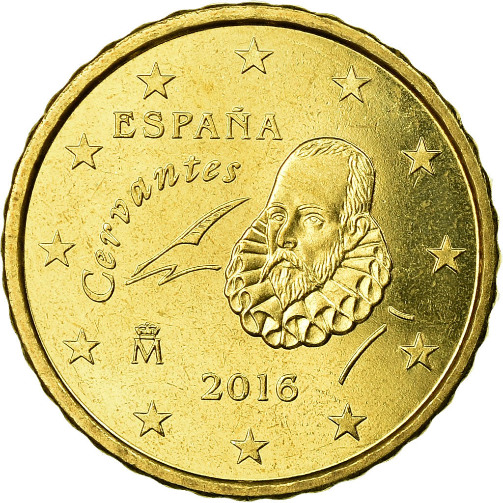 Espagne, 10 Euro Cent, 2016, SPL, Laiton