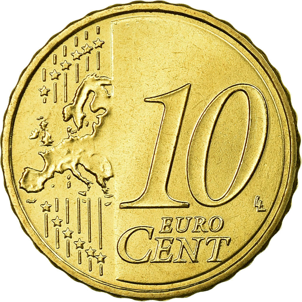 Espagne, 10 Euro Cent, 2016, SPL, Laiton