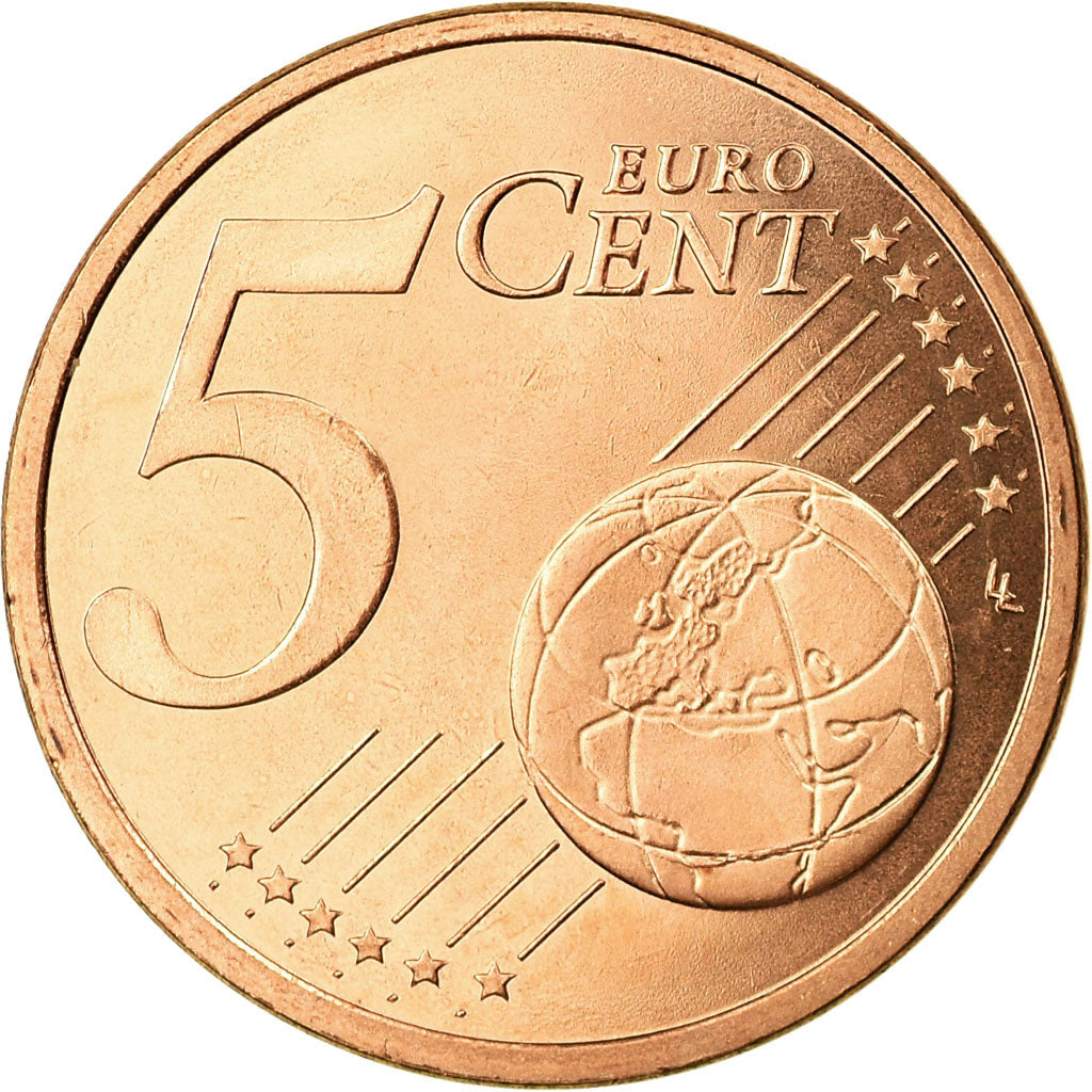 España, 5 Euro Cent, 2016, SC, Cobre chapado en acero