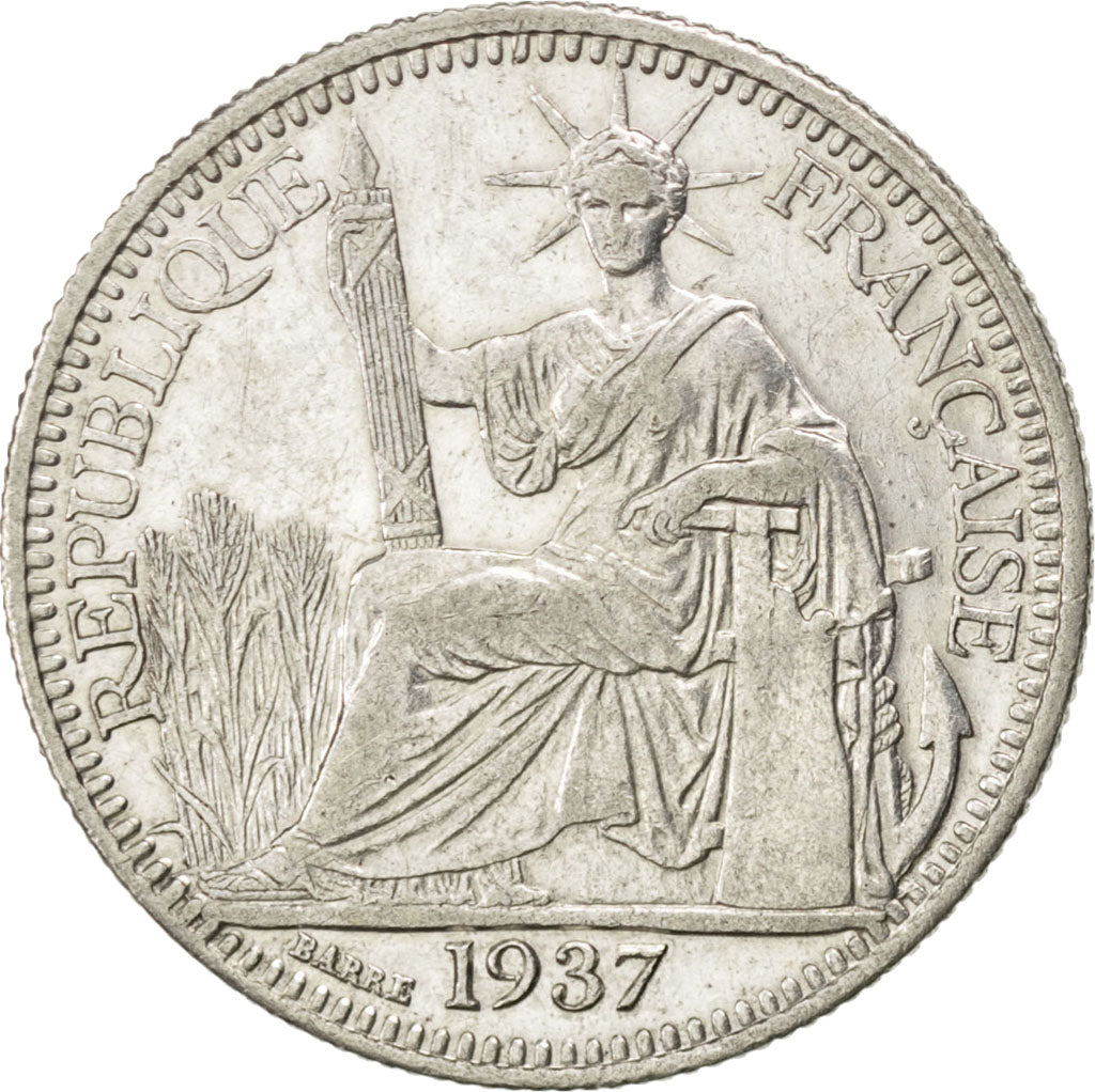 Indochine, 10 Cent 1937, KM 16.2