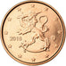 Finland, Euro Cent, 2018, MS(63), Copper Plated Steel