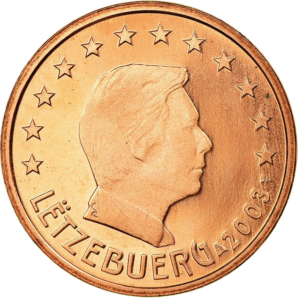 Lussemburgo, 5 Euro Cent, 2003, SPL, Acciaio placcato rame, KM:77