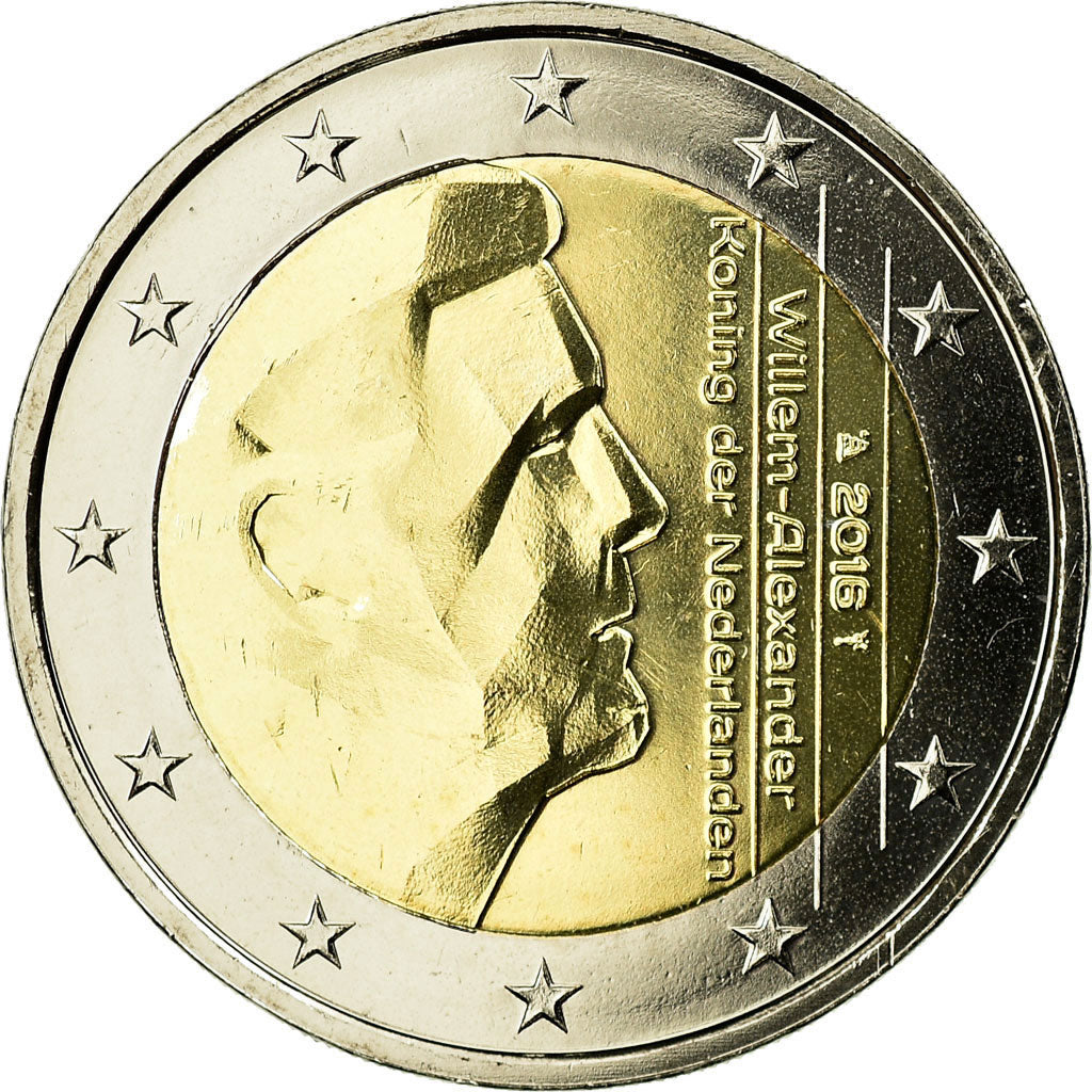 Netherlands, 2 Euro, 2016, MS(65-70), Bi-Metallic