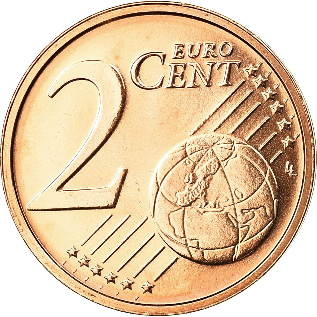 Netherlands, 2 Euro Cent, 2016, MS(65-70), Copper Plated Steel