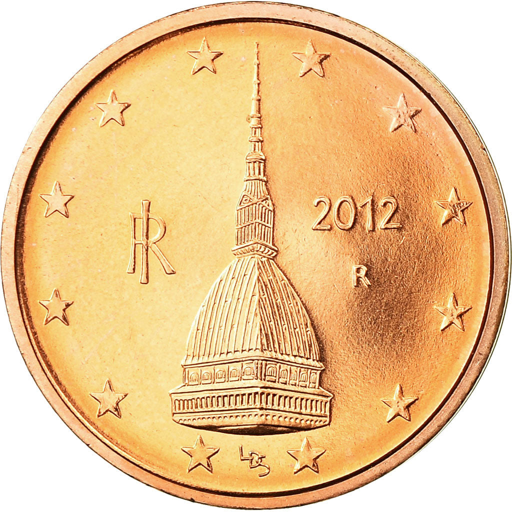 Italië, 2 Euro Cent, 2012, FDC, Copper Plated Steel, KM:211