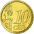 Włochy, 10 Euro Cent, 2012, Rome, MS(65-70), Mosiądz, KM:247