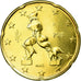 Italy, 20 Euro Cent, 2012, MS(65-70), Brass, KM:248