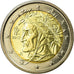 Italy, 2 Euro, Dante Alighieri, 2012, MS(65-70), Bi-Metallic, KM:251
