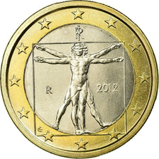 Italy, Euro, 2012, MS(65-70), Bi-Metallic, KM:250