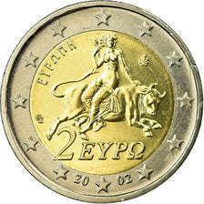 Griechenland, 2 Euro, 2002, UNZ, Bi-Metallic, KM:188