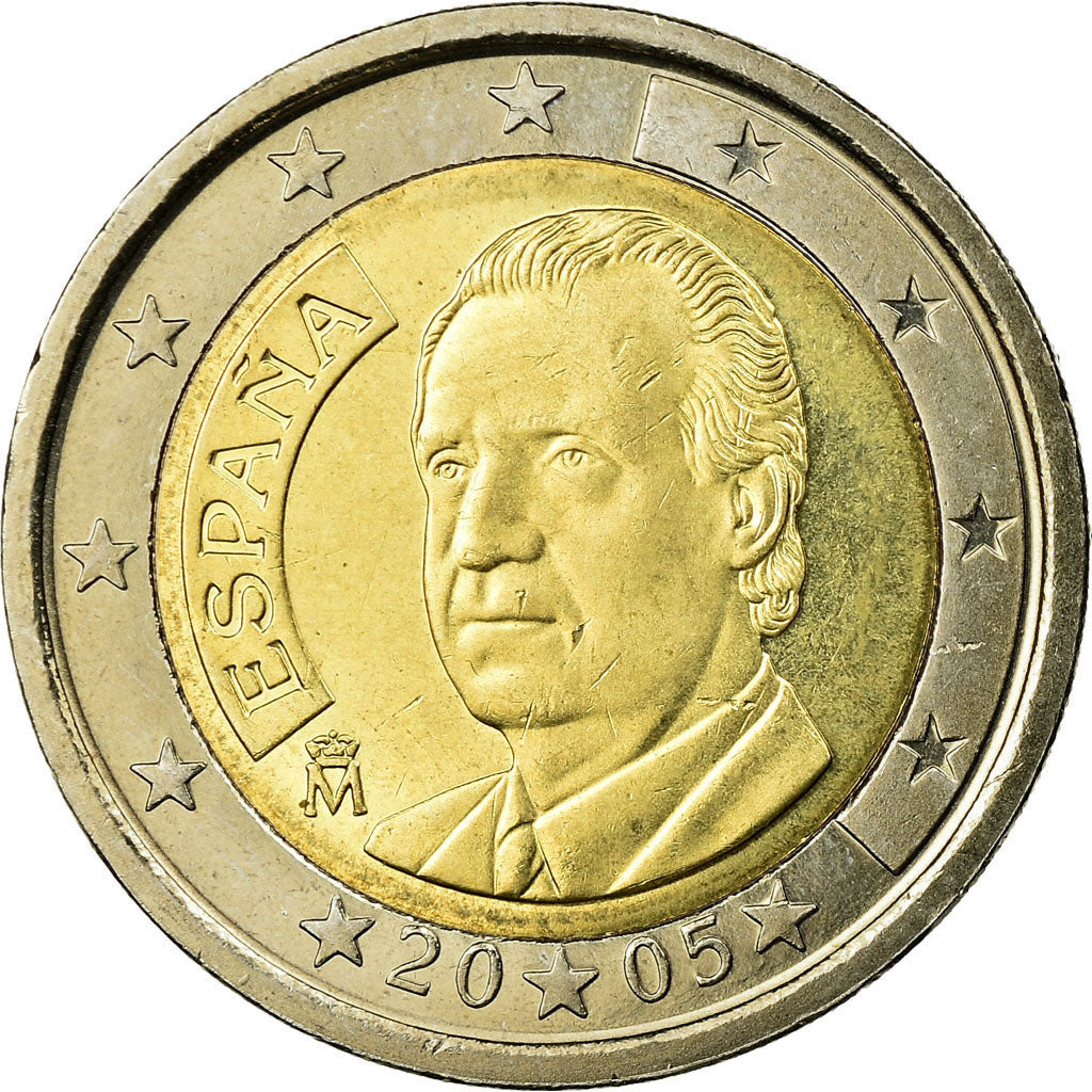 Spain, 2 Euro, 2005, MS(65-70), Bi-Metallic, KM:1047