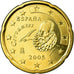Spain, 20 Euro Cent, 2005, MS(65-70), Brass, KM:1044