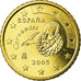 Spain, 50 Euro Cent, 2005, MS(65-70), Brass, KM:1045