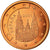 Spanien, 5 Euro Cent, 2001, STGL, Copper Plated Steel, KM:1042