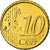 Hiszpania, 10 Euro Cent, 2001, Madrid, MS(65-70), Mosiądz, KM:1043