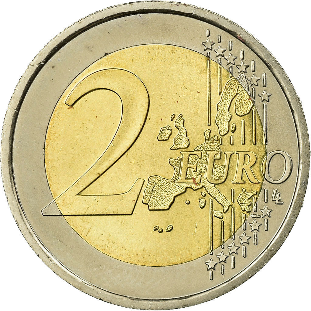 Monaco, 2 Euro, 2002, UNZ, Bi-Metallic, KM:174